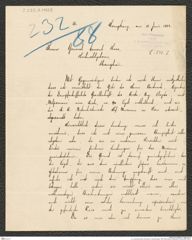 k.k. naturhistorisches Hofmuseum, Intendanzakten 1885-1896 (Hauer), Aktenzahl Z.232.aa/1888, Seite 1